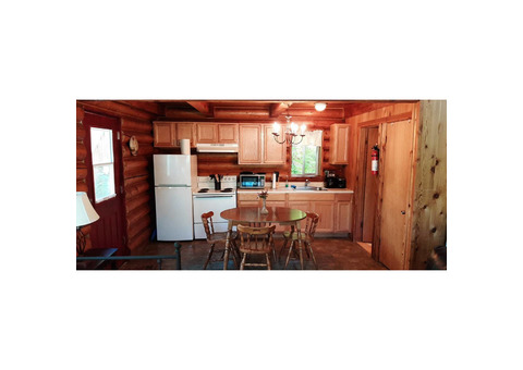 Furnished log cabin for lease at $1100/month