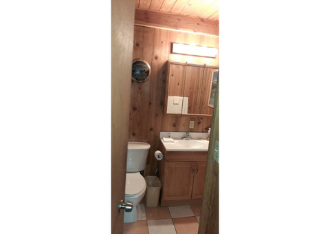 Furnished log cabin for lease at $1100/month