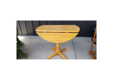 SOLD Wood Gate Leg Table