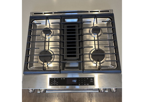 KitchenAid Downdraft dual fuel range 