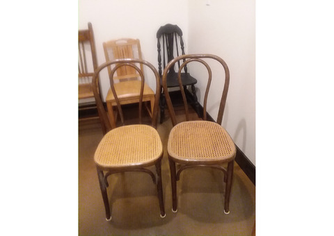 One Pair Vintage Bentwood Bistro/Cafe Ice Cream Parlor Side Chairs