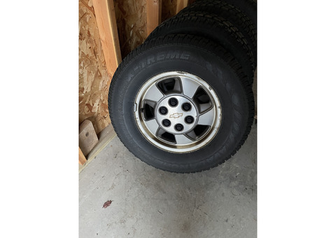 Studded snow tires