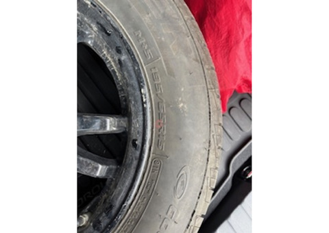 4 Tires on rims