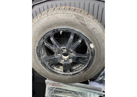 4 Tires on rims