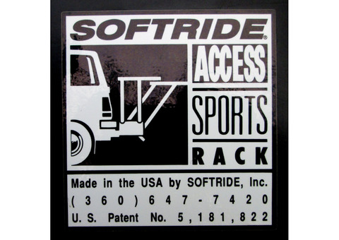Softride hitch-mount bike carrier