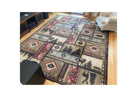 Large 10x13 Area Rug w/Pad