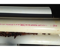Price reduced! 4-inch PVC pipe
