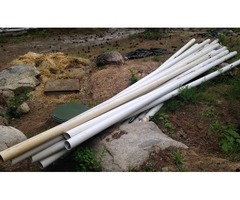 Price reduced! 4-inch PVC pipe