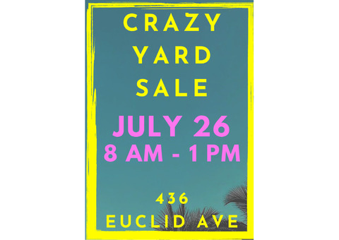 Yard Sale Saturday July 26