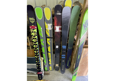 Many skis for sale