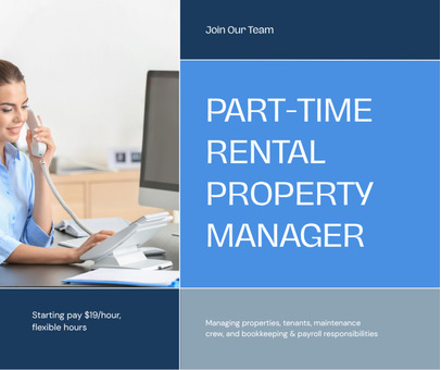 Rental Property Manager / Bookkeeper/Payroll Assistant - Part Time