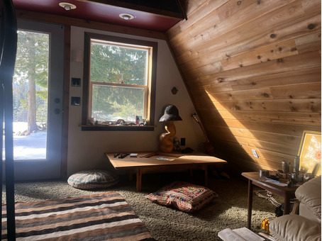 Aframe in a mountain oasis on 20 acres